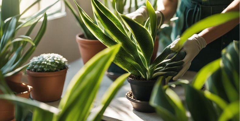 Snake Plant Care - Maintenance